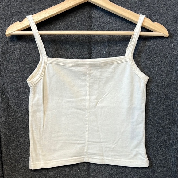 Bloch Tops - Bloch White Fitted Sleeveless Camisole Top